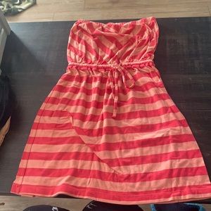 Strapless summer dress